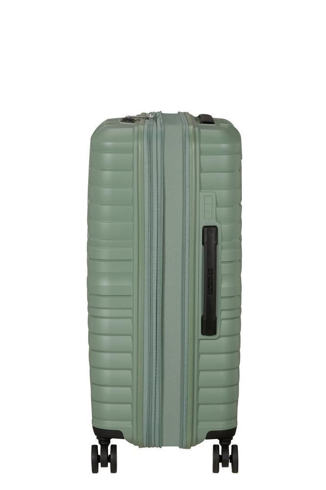 American Tourister Flytwist ekspanderende medium koffert 67 cm Botanic Green-Harde kofferter-BagBrokers