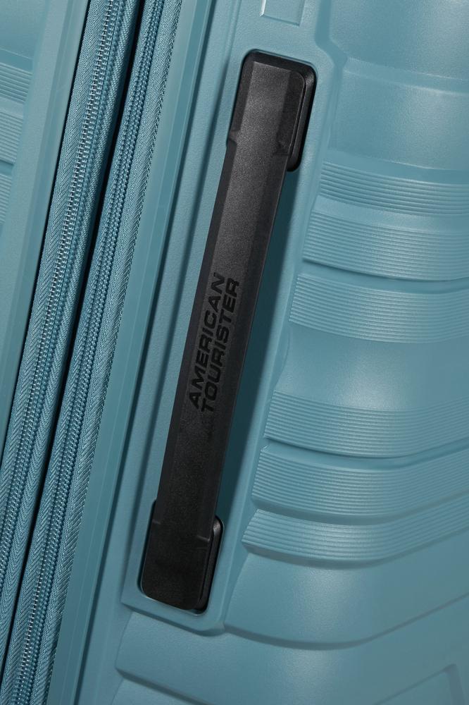 American Tourister Flytwist ekspanderende medium koffert 67 cm Storm Blue-Harde kofferter-BagBrokers