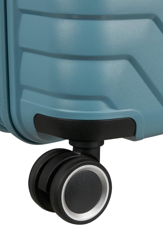 American Tourister Flytwist ekspanderende medium koffert 67 cm Storm Blue-Harde kofferter-BagBrokers