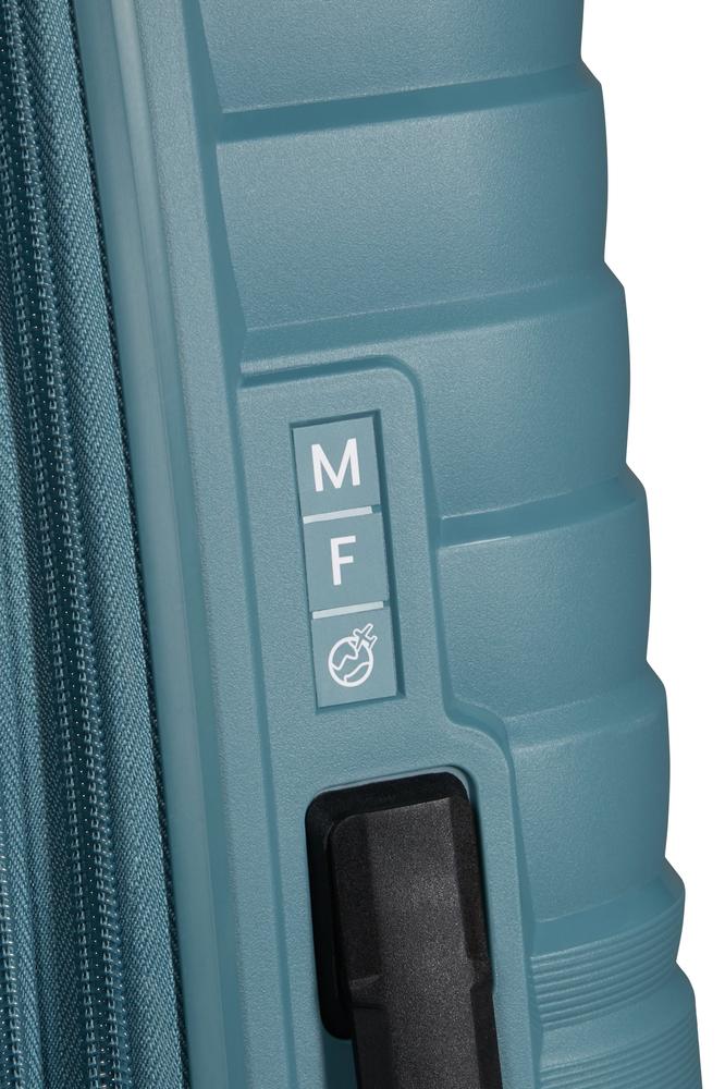 American Tourister Flytwist ekspanderende medium koffert 67 cm Storm Blue-Harde kofferter-BagBrokers