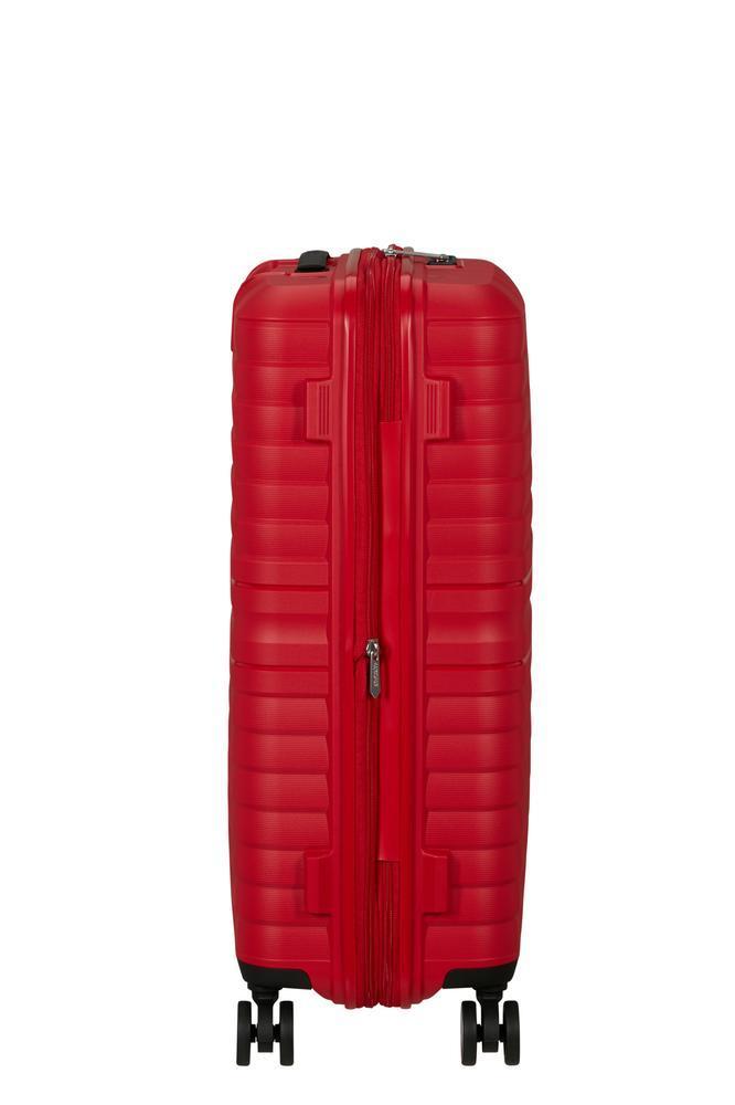 American Tourister Flytwist ekspanderende medium koffert 67 cm True Red-Harde kofferter-BagBrokers