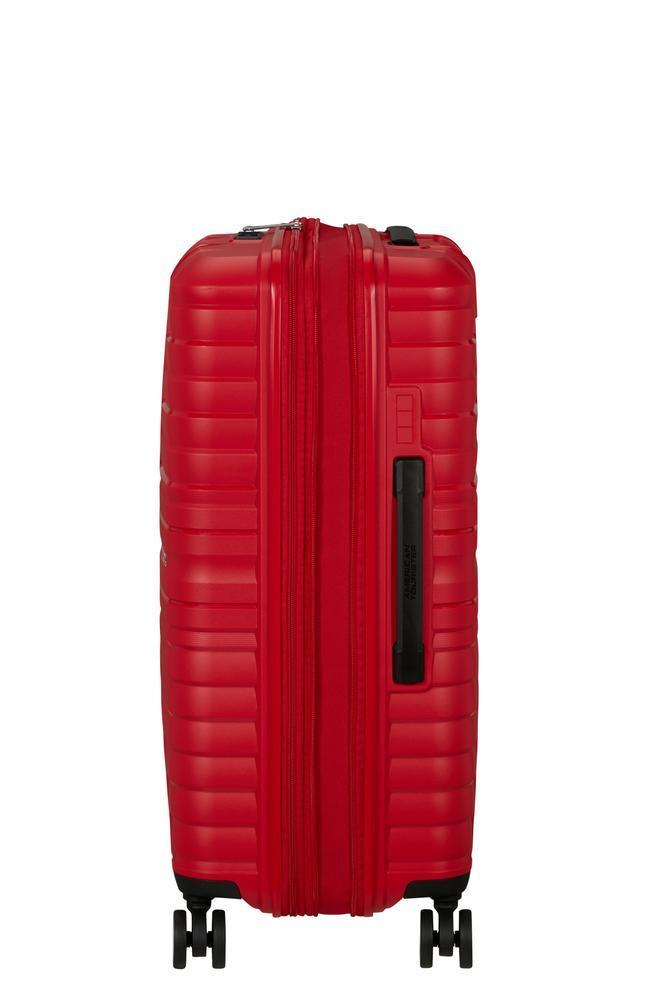 American Tourister Flytwist ekspanderende medium koffert 67 cm True Red-Harde kofferter-BagBrokers