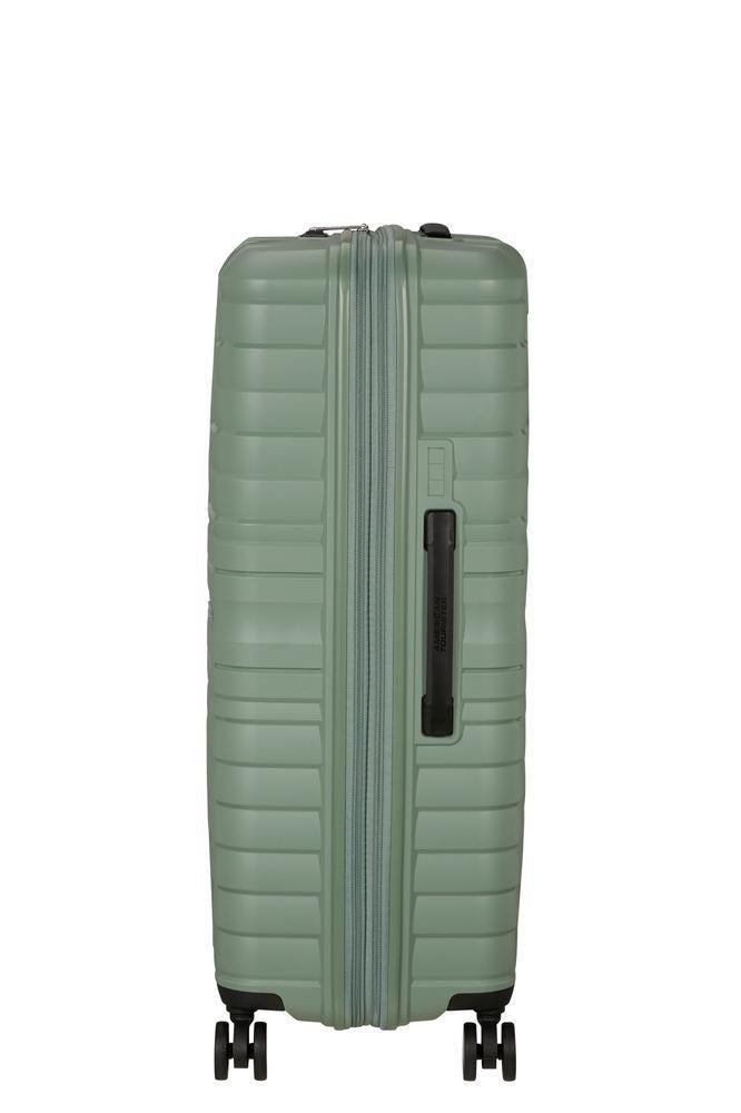 American Tourister Flytwist ekspanderende stor koffert 78 cm Botanic Green-Harde kofferter-BagBrokers