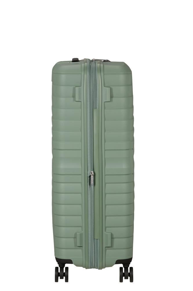 American Tourister Flytwist ekspanderende stor koffert 78 cm Botanic Green-Harde kofferter-BagBrokers