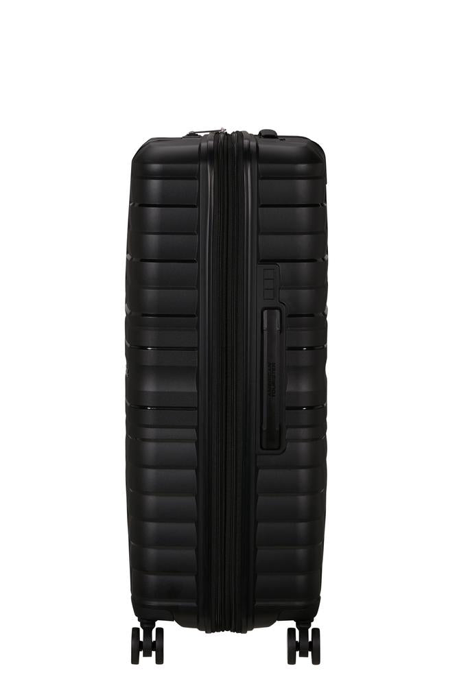 American Tourister Flytwist ekspanderende stor koffert 78 cm Shadow Black-Harde kofferter-BagBrokers