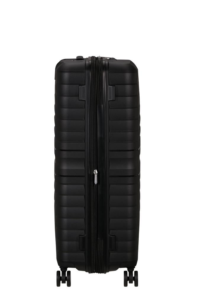 American Tourister Flytwist ekspanderende stor koffert 78 cm Shadow Black-Harde kofferter-BagBrokers