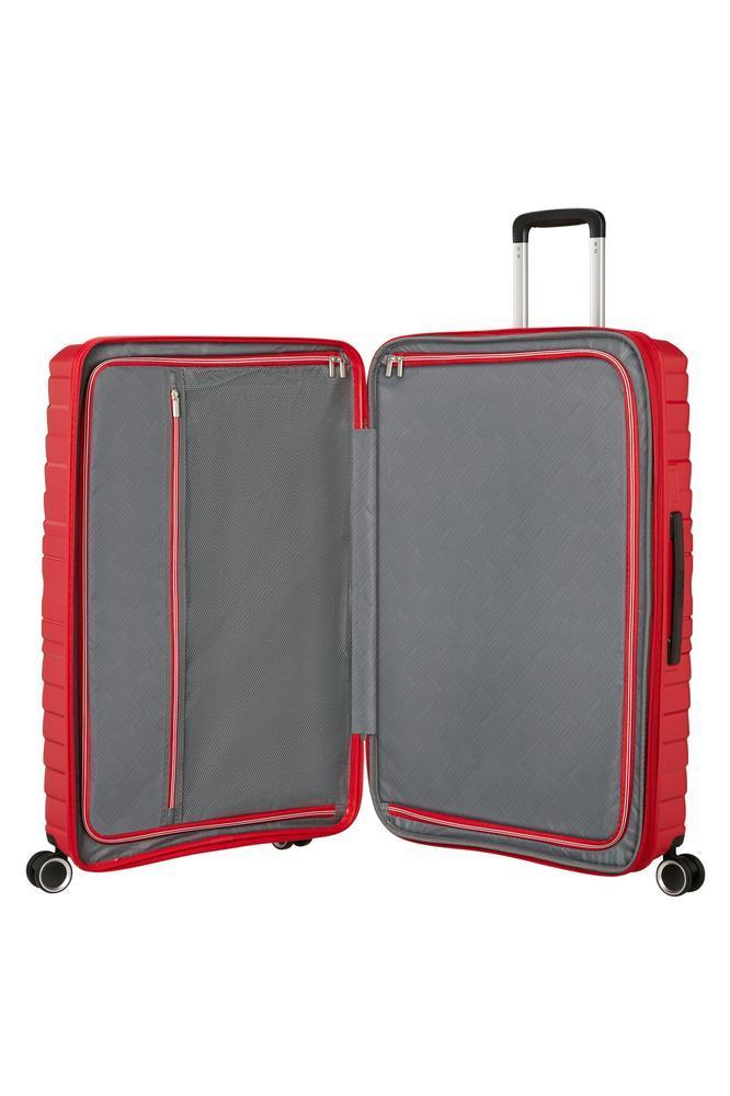 American Tourister Flytwist ekspanderende stor koffert 78 cm True Red-Harde kofferter-BagBrokers