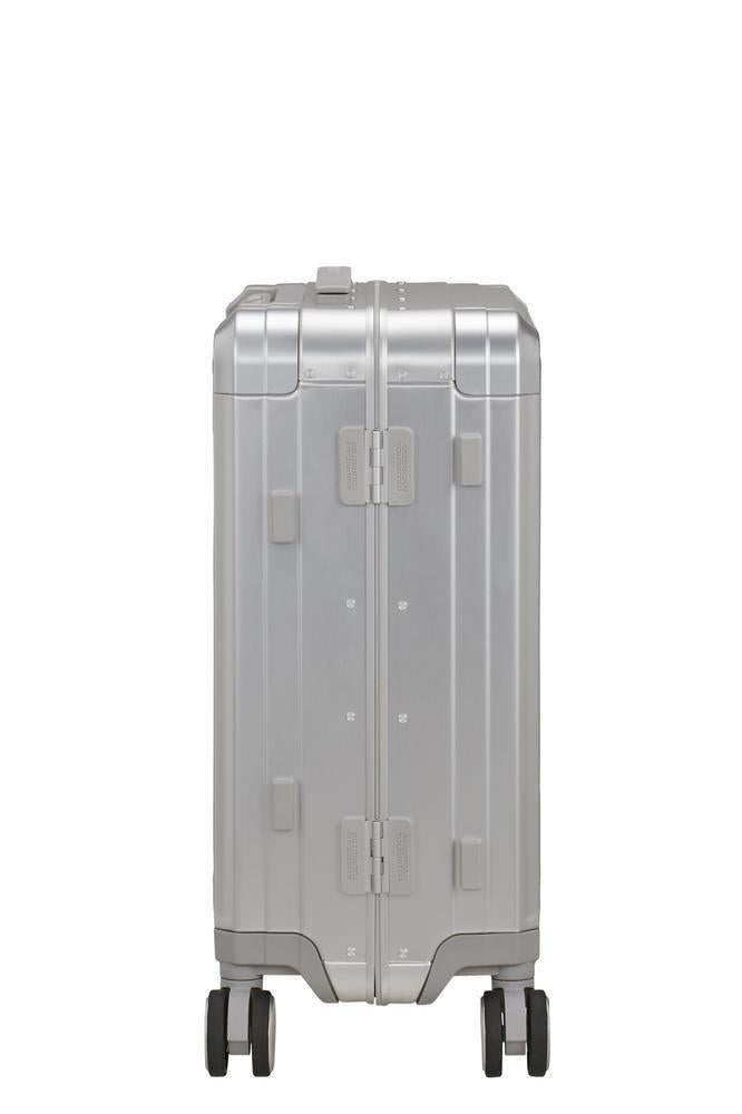 American Tourister Soundbox ALU 55 cm Silver-Harde kofferter-BagBrokers