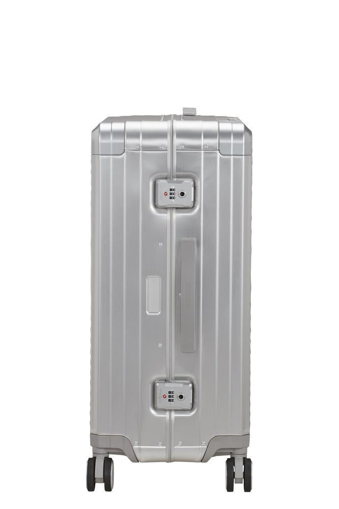 American Tourister Soundbox ALU Medium 68 cm Silver-Harde kofferter-BagBrokers