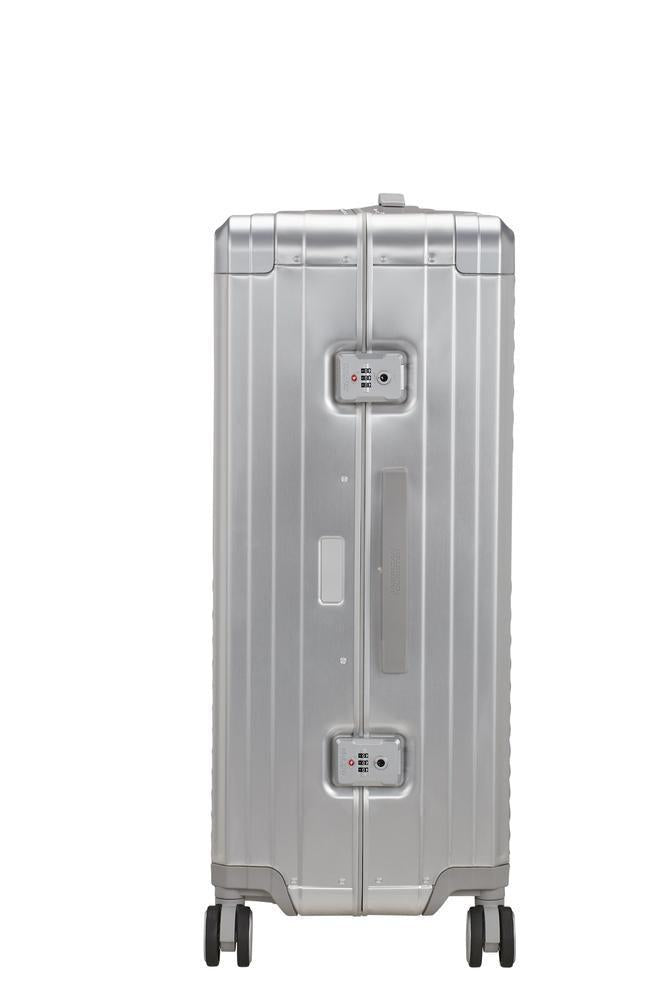 American Tourister Soundbox ALU Stor 77 cm Silver-Harde kofferter-BagBrokers