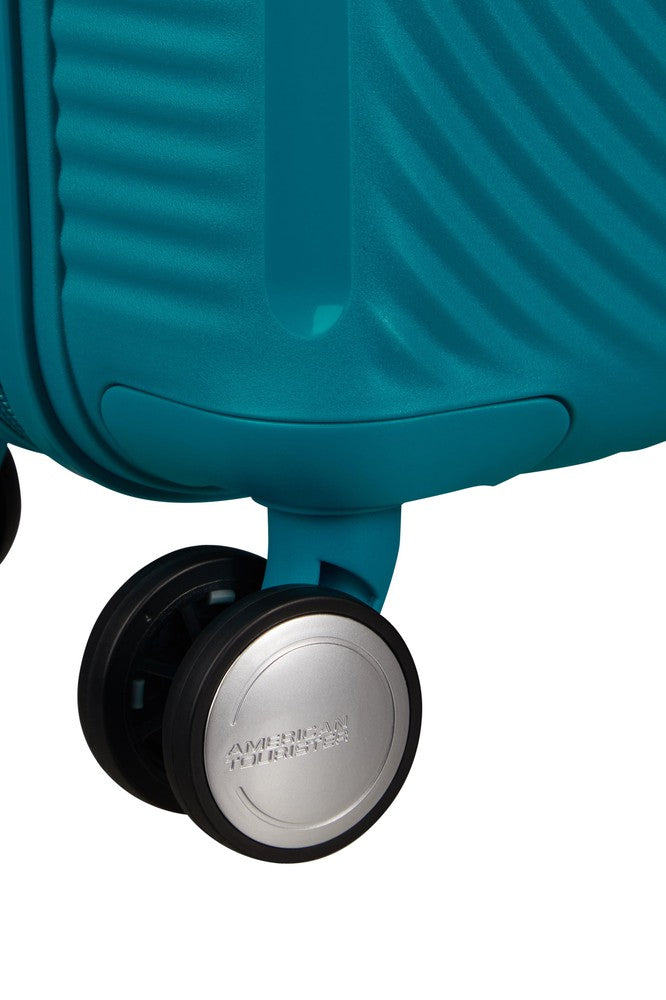 American Tourister Soundbox Mini 47 cm Deep Teal-Harde kofferter-BagBrokers