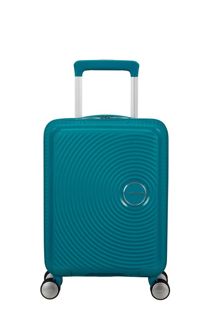 American Tourister Soundbox Mini 47 cm Deep Teal-Harde kofferter-BagBrokers