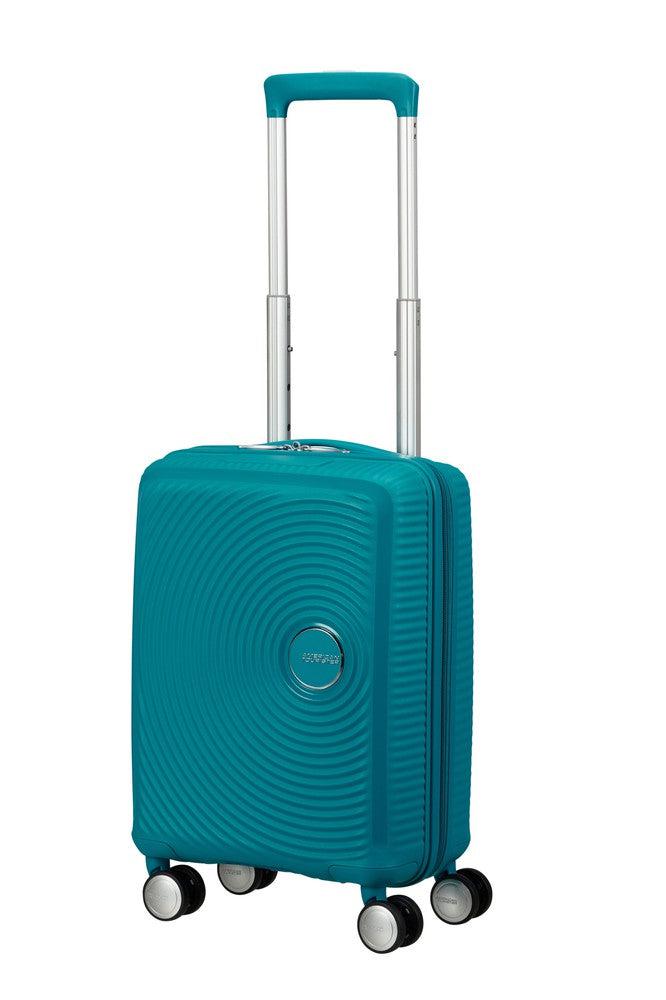 American Tourister Soundbox Mini 47 cm Deep Teal-Harde kofferter-BagBrokers