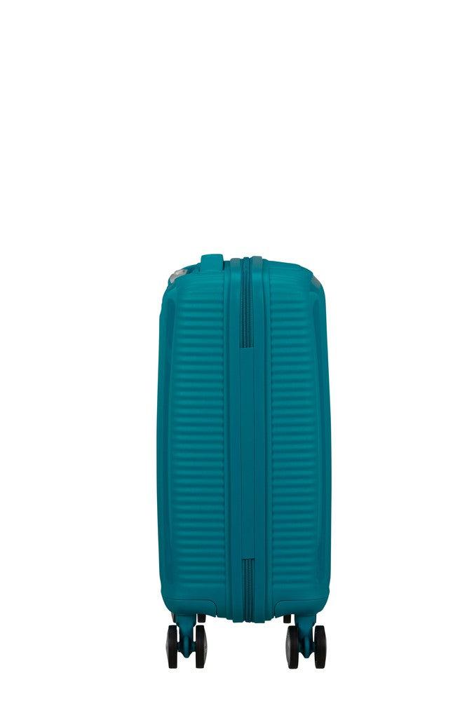 American Tourister Soundbox Mini 47 cm Deep Teal-Harde kofferter-BagBrokers