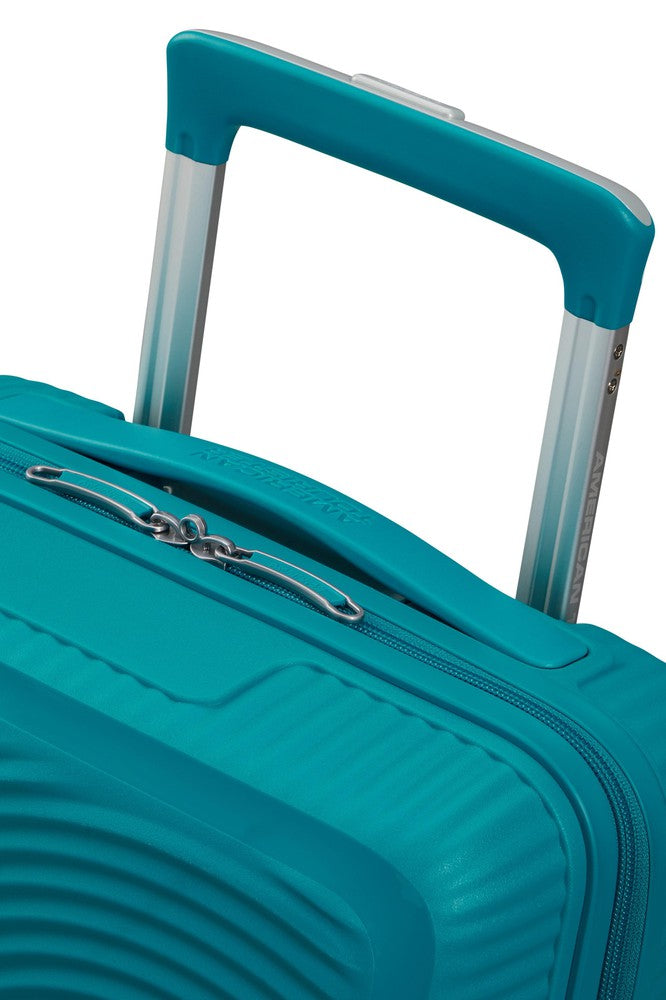 American Tourister Soundbox Mini 47 cm Deep Teal-Harde kofferter-BagBrokers