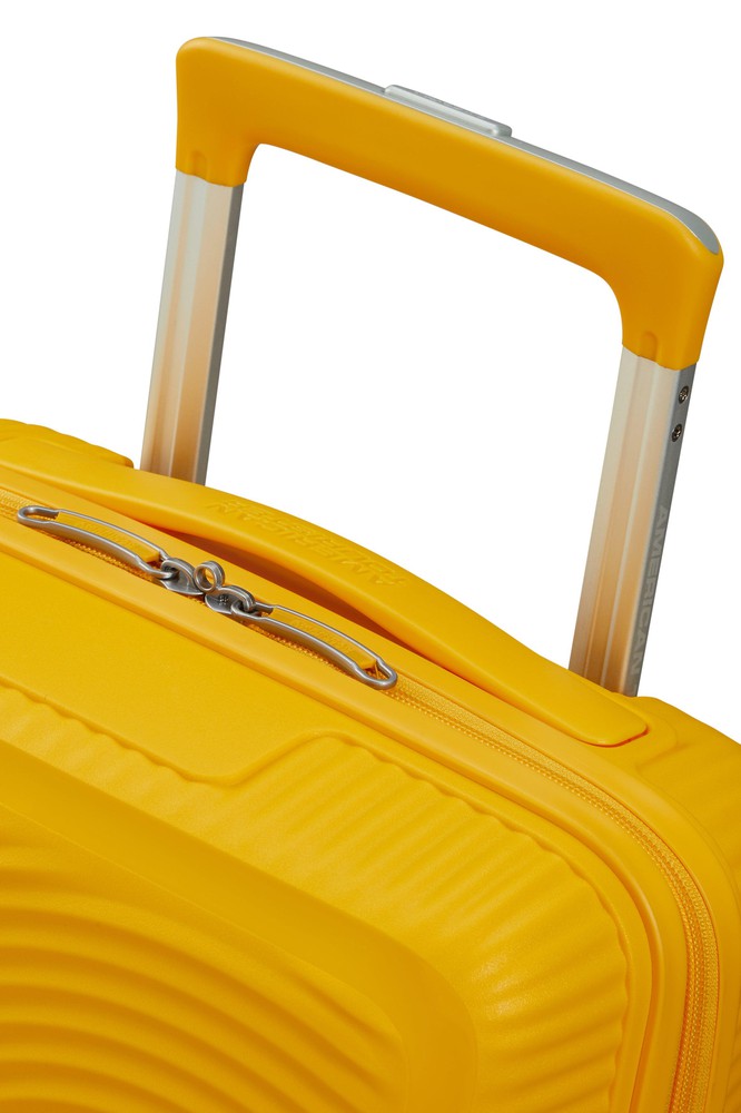 American Tourister Soundbox Mini 47 cm Golden Yellow-Harde kofferter-BagBrokers