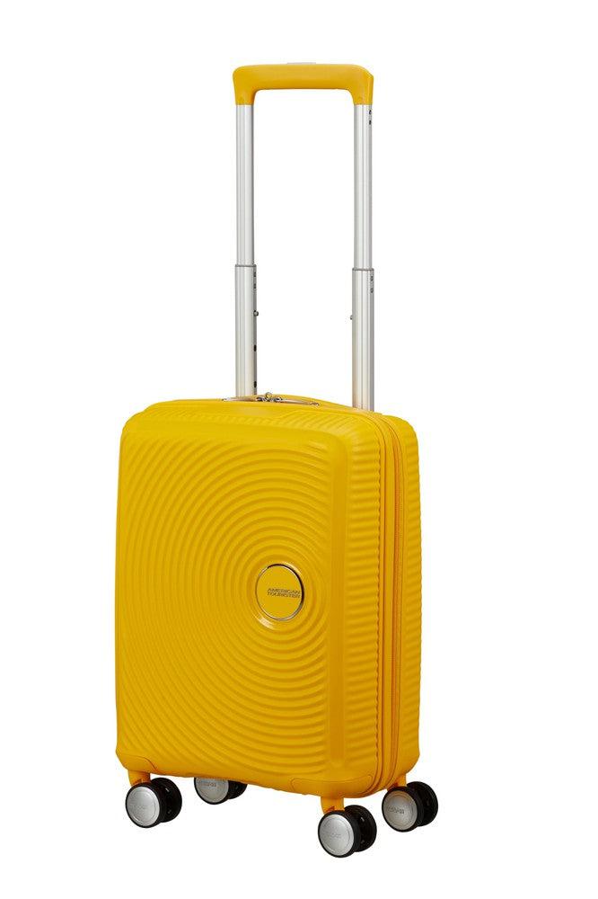 American Tourister Soundbox Mini 47 cm Golden Yellow-Harde kofferter-BagBrokers