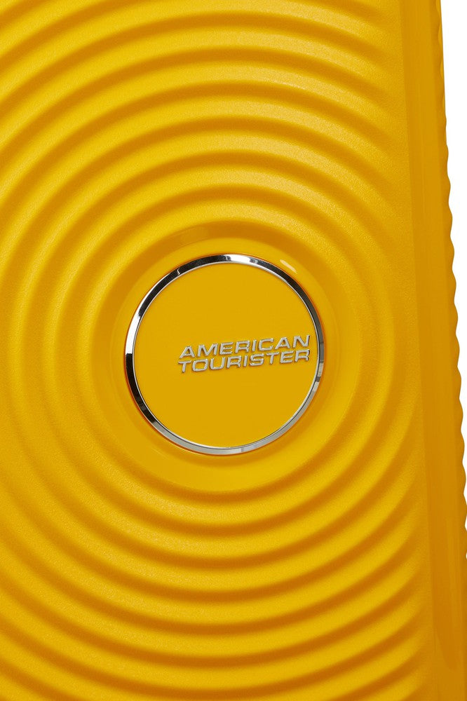 American Tourister Soundbox Mini 47 cm Golden Yellow-Harde kofferter-BagBrokers