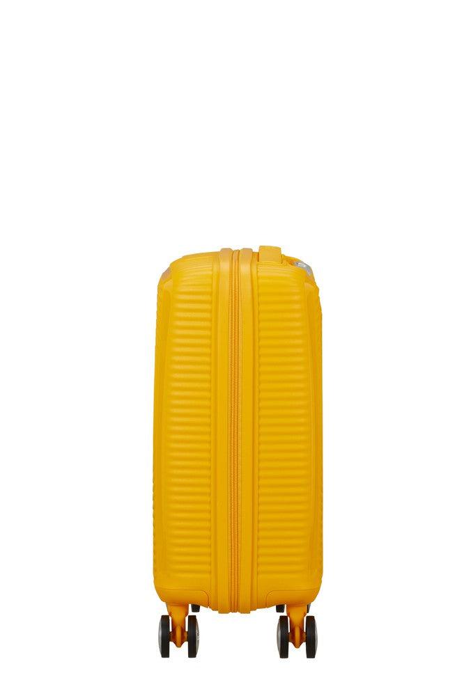 American Tourister Soundbox Mini 47 cm Golden Yellow-Harde kofferter-BagBrokers