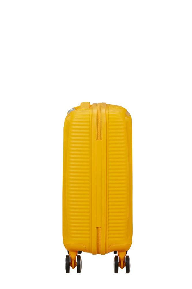 American Tourister Soundbox Mini 47 cm Golden Yellow-Harde kofferter-BagBrokers