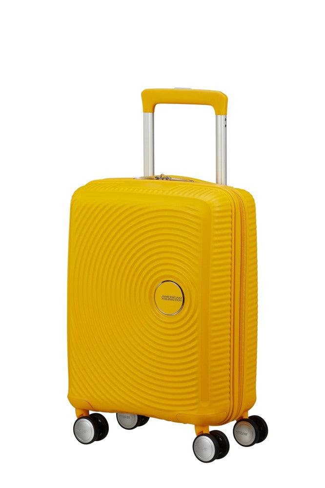 American Tourister Soundbox Mini 47 cm Golden Yellow-Harde kofferter-BagBrokers