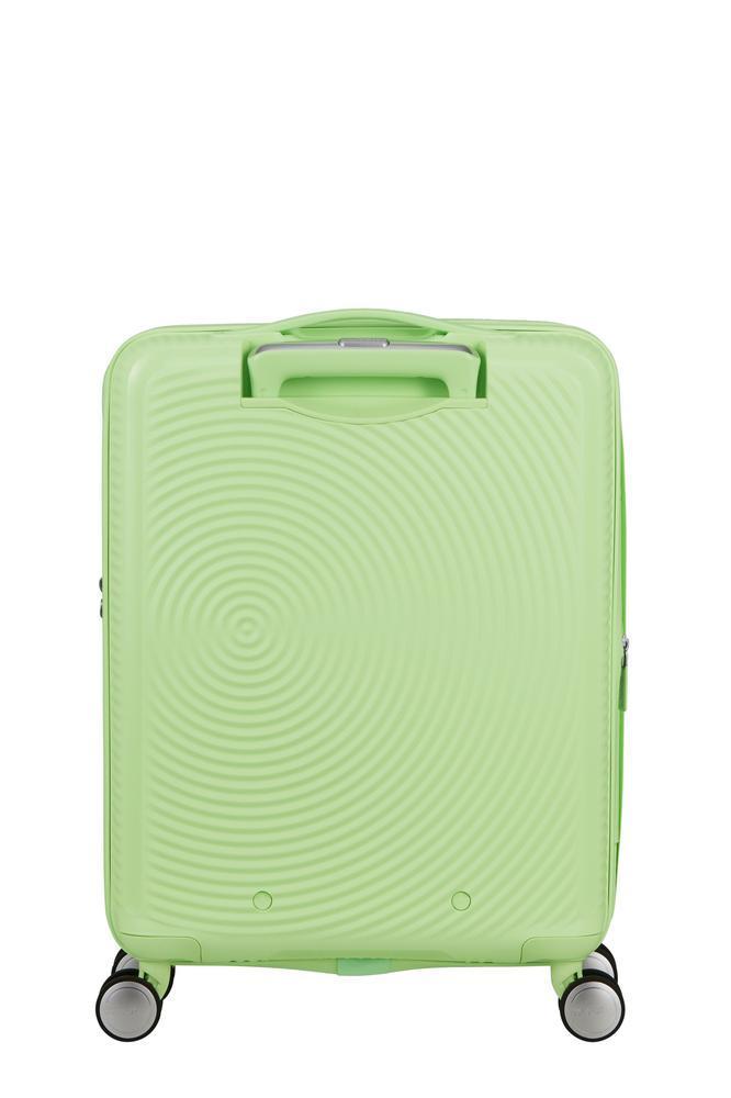 American Tourister Soundbox ekspanderende kabinkoffert 55 cm Kiwi Green-Harde kofferter-BagBrokers