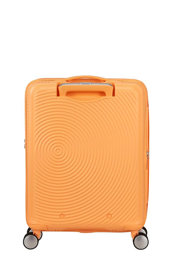American Tourister Soundbox ekspanderende kabinkoffert 55 cm Papaya Pop-Harde kofferter-BagBrokers