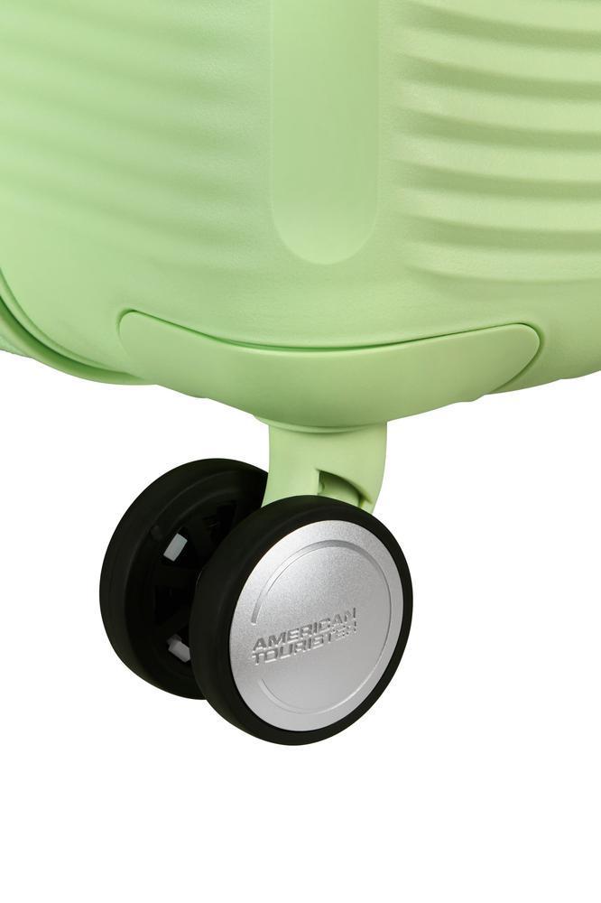 American Tourister Soundbox ekspanderende stor koffert 77 cm Kiwi Green-Harde kofferter-BagBrokers