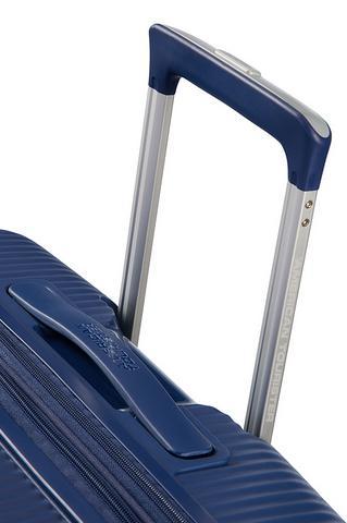 Harde kofferter-American Tourister Soundbox Ekspanderende Medium Koffert 67 cm Midnattsblå-BagBrokers