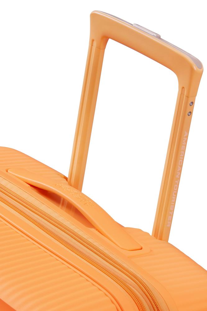American Tourister Soundbox ekspanderende stor koffert 77 cm Papaya Pop-Harde kofferter-BagBrokers