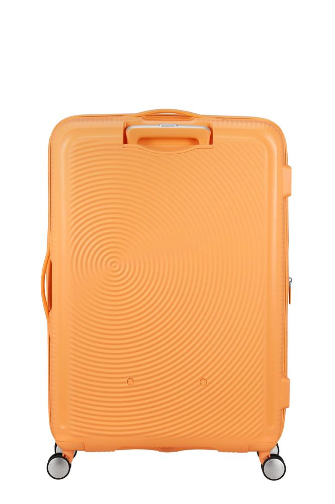 American Tourister Soundbox ekspanderende stor koffert 77 cm Papaya Pop-Harde kofferter-BagBrokers