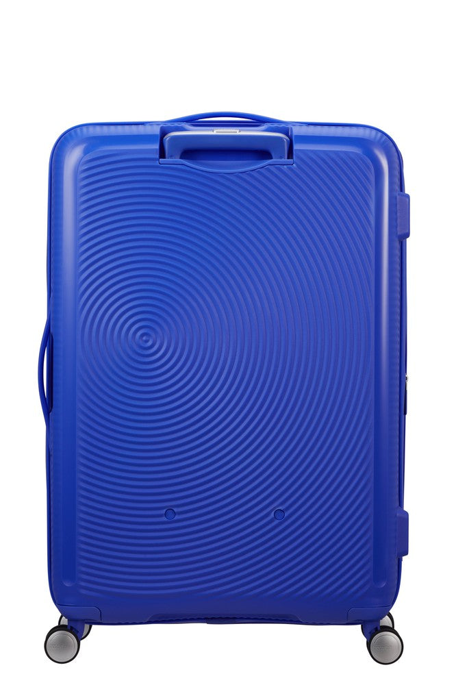 American Tourister Soundbox ekspanderende stor koffert 77 cm Cobalt Blue-Harde kofferter-BagBrokers