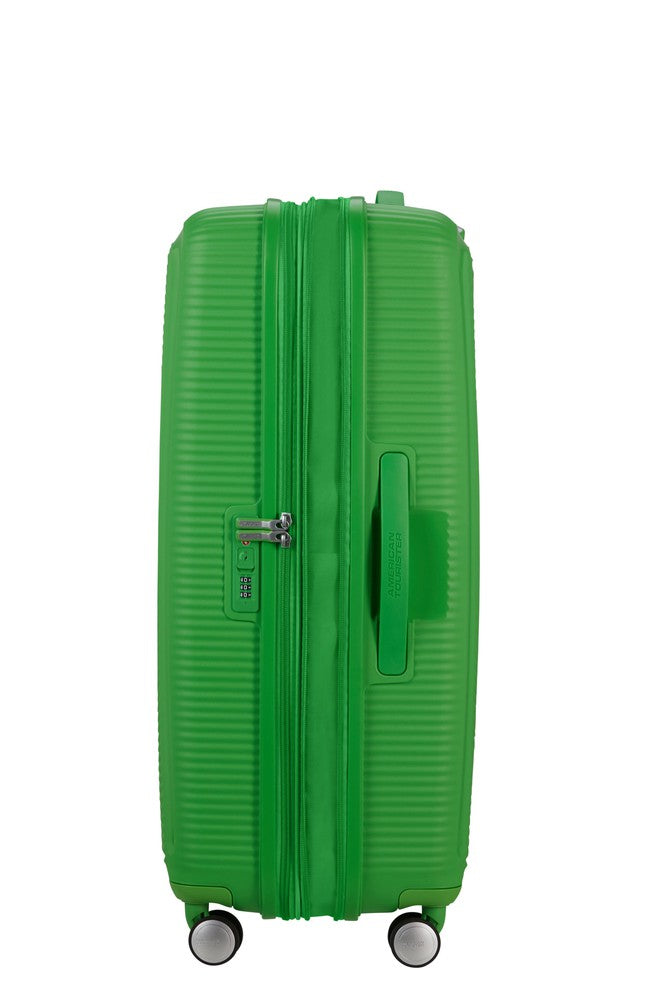 American Tourister Soundbox ekspanderende stor koffert 77 cm Grass Green-Harde kofferter-BagBrokers