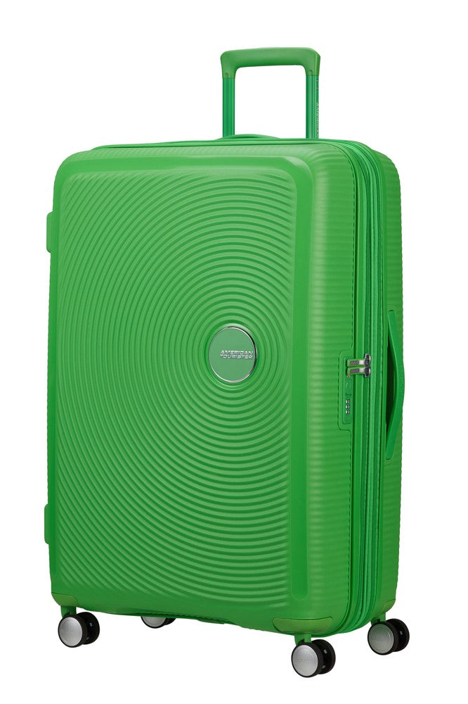 American Tourister Soundbox ekspanderende stor koffert 77 cm Grass Green-Harde kofferter-BagBrokers