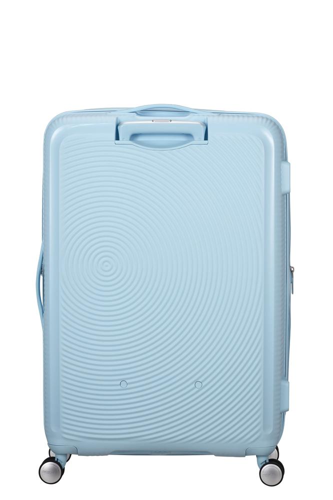 American Tourister Soundbox ekspanderende stor koffert 77 cm Pastel Blue-Harde kofferter-BagBrokers