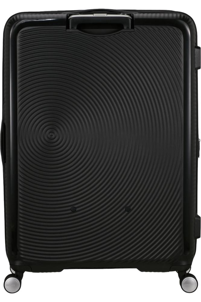 American Tourister Soundbox ekspanderende stor koffert 77 cm Svart-Harde kofferter-BagBrokers