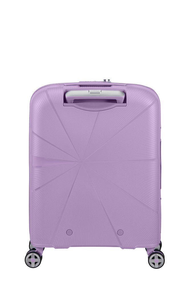 American Tourister StarVibe utvidbar håndbagasje 55 cm Digital Lavender-Harde kofferter-BagBrokers