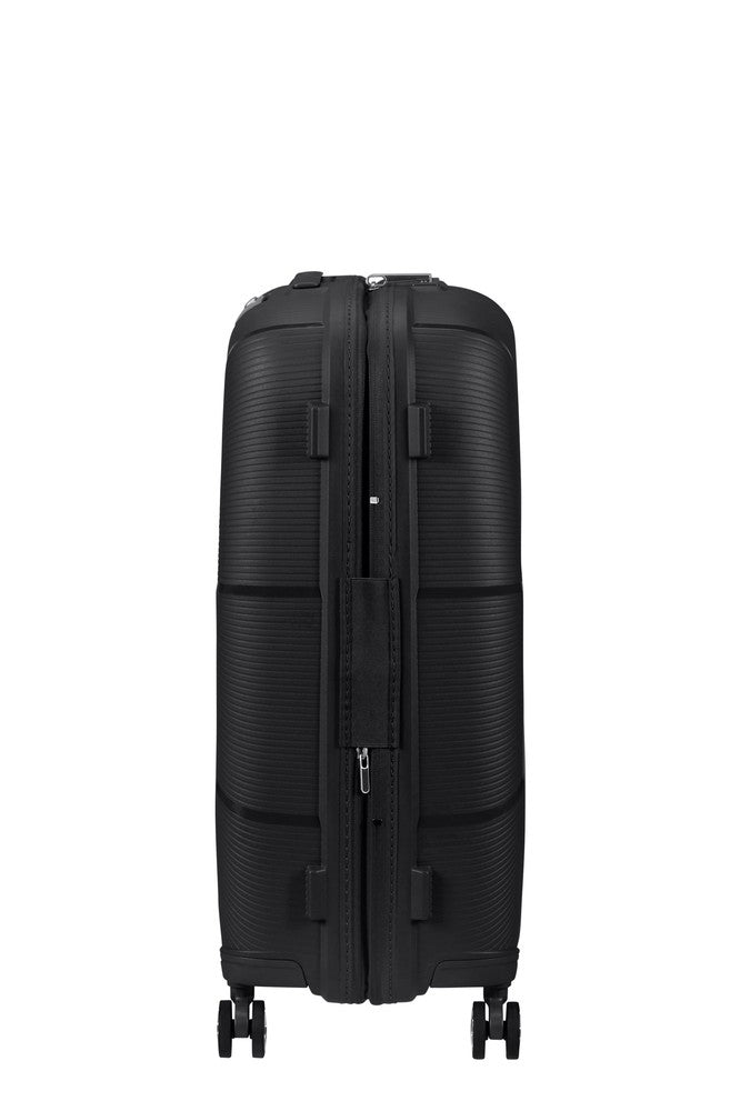 American Tourister StarVibe utvidbar håndbagasje 55 cm Svart-Harde kofferter-BagBrokers