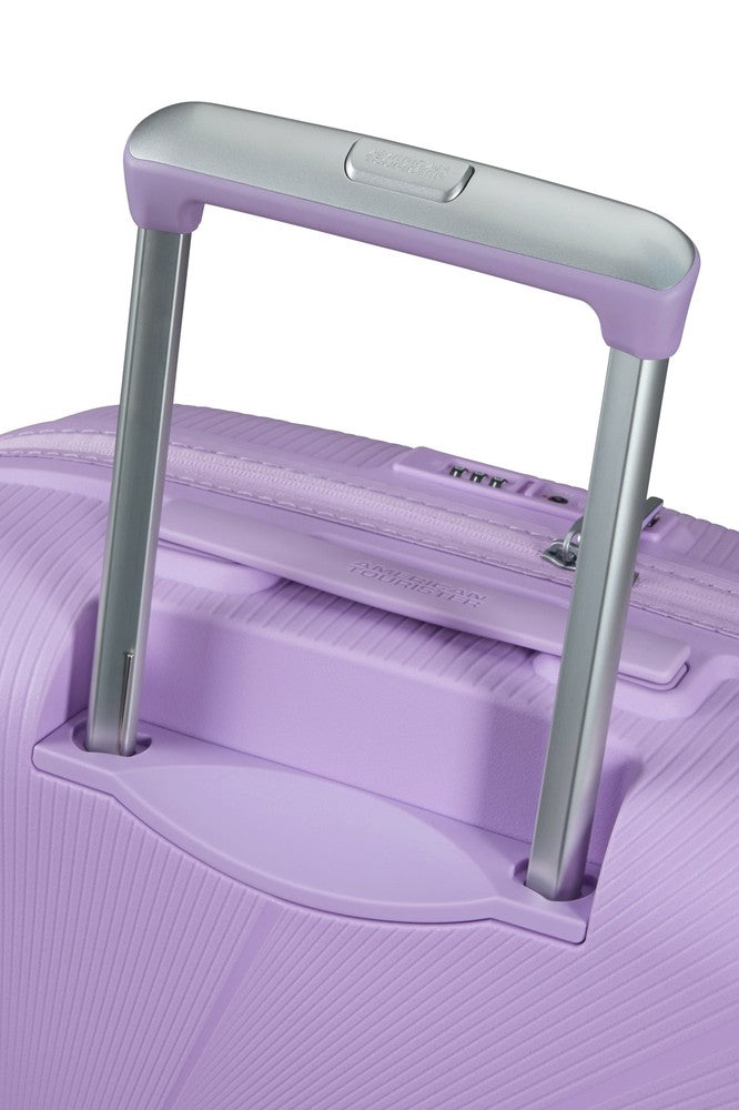 American Tourister StarVibe utvidbar medium koffert 67 cm Digital Lavender-Harde kofferter-BagBrokers