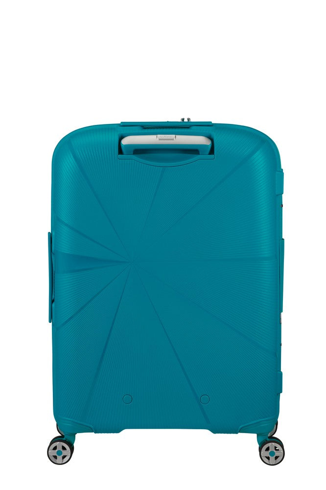 American Tourister StarVibe utvidbar medium koffert 67 cm Verdigris-Harde kofferter-BagBrokers