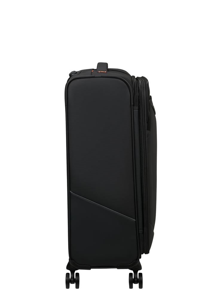 American Tourister SummerRide utvidbar medium koffert 69 cm Black-Myke kofferter-BagBrokers
