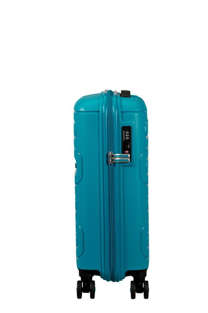 American Tourister Sunside kabinkoffert 55 cm Totally Teal-Harde kofferter-BagBrokers