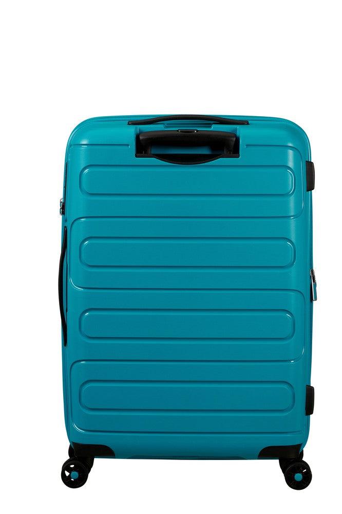 American Tourister Sunside utvidbar medium koffert 68 cm Totally Teal-Harde kofferter-BagBrokers