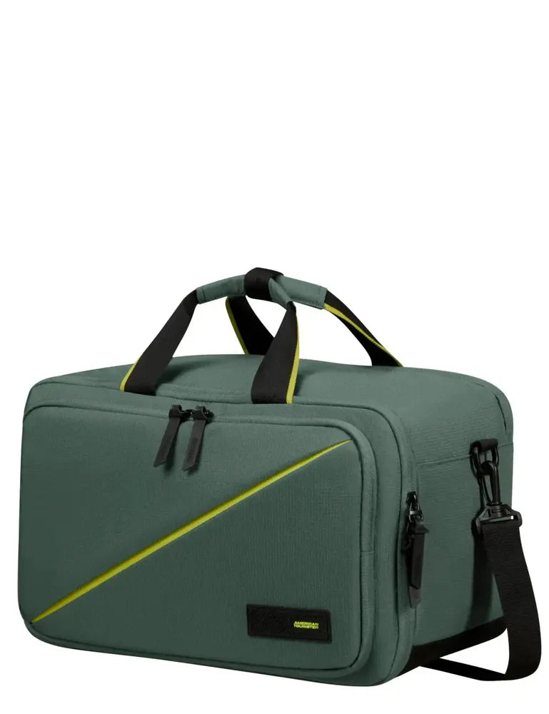 American Tourister Take2Cabin 3-Way Boarding Bag 14" Dark Forest ✅Ryanair-Bagger-BagBrokers