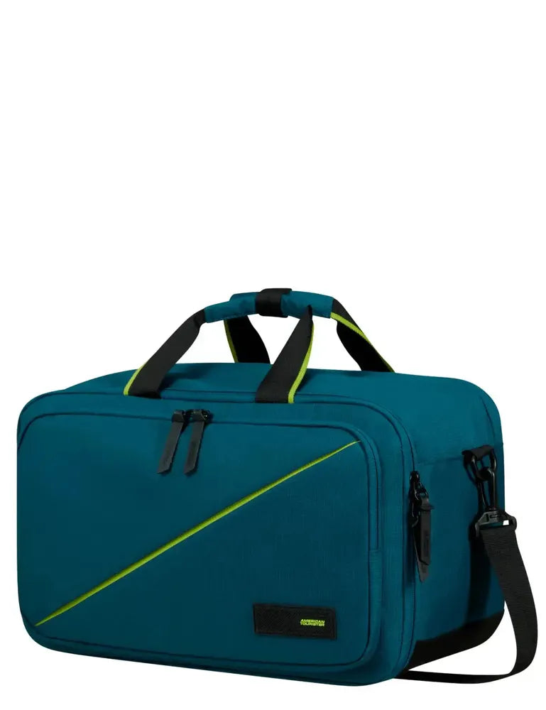 American Tourister Take2Cabin 3-Way Boarding Bag 14" Harbor blue ✅Ryanair-Bagger-BagBrokers