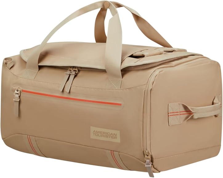 American Tourister Trailgo Duffel bag Medium Beige-Bagger-BagBrokers