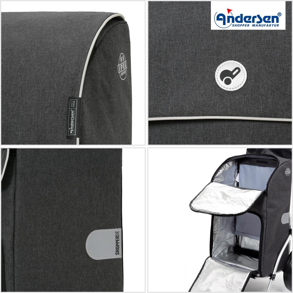 Andersen Komfort IPEK MAXI Trille TERMO bag med Stol 40 Liter Antrasitt-Bagger-BagBrokers