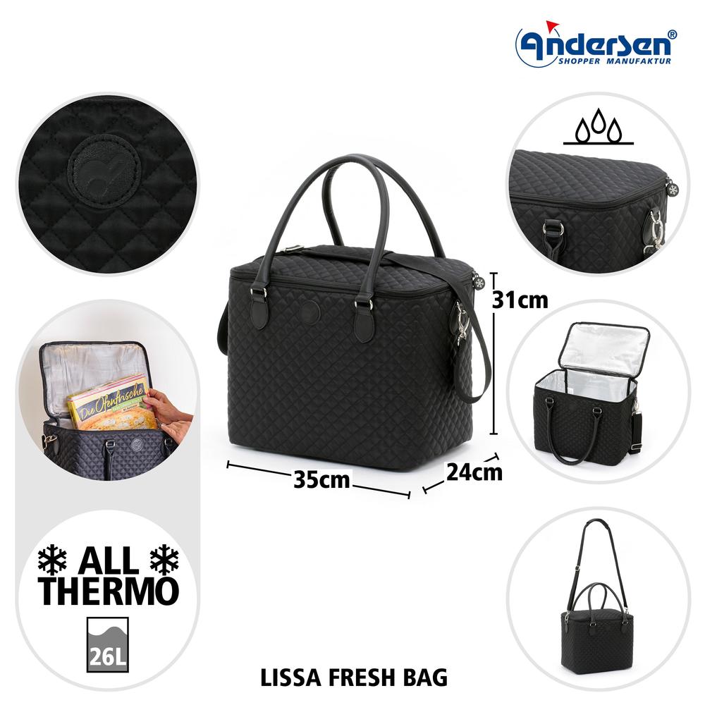 Andersen LISSA Fresh Cooler bag Black-Bagger-BagBrokers