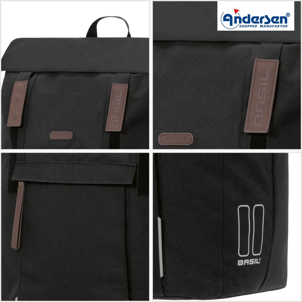 Andersen Royal Shopper Basil 50 Liter Trillebag Svart-Bagger-BagBrokers