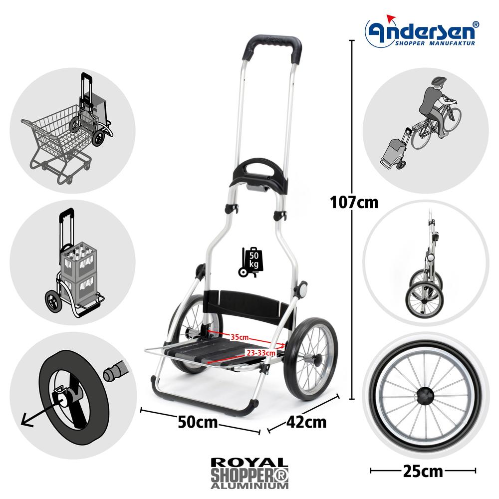 Andersen Royal Shopper HILMA 45 Liter Trillebag Mousse-Bagger-BagBrokers